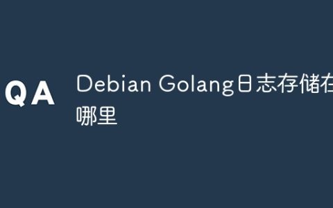Debian Golang日志存储在哪里