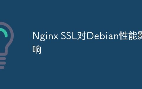 Nginx SSL对Debian性能影响