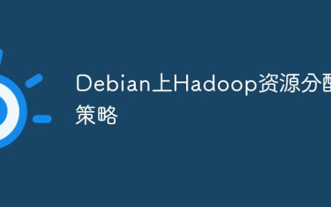 Debian上Hadoop资源分配策略
