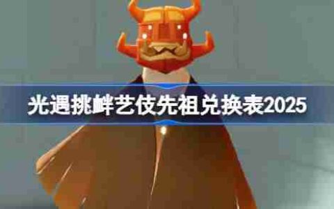 光遇功夫先祖兑换图2025-光遇挑衅艺伎先祖兑换表2025