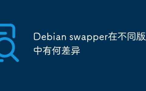 Debian swapper在不同版本中有何差异