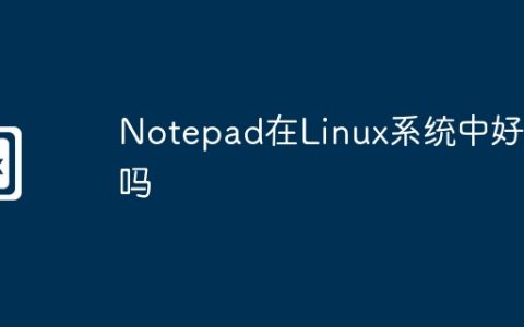 Notepad在Linux系统中好用吗
