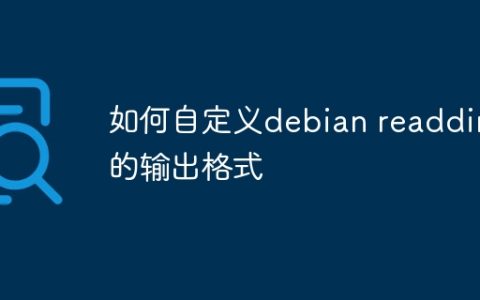 如何自定义debian readdir的输出格式