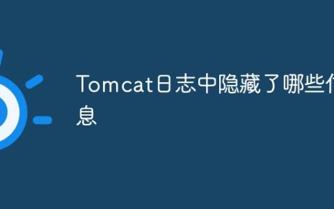 Tomcat日志中隐藏了哪些信息