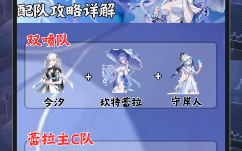 鸣潮坎特蕾拉配队攻略