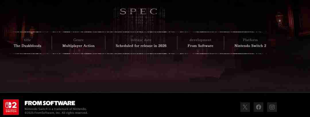 PC版有戏?《黄昏血族》版权为FromSoftware所有