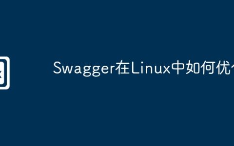 Swagger在Linux中如何优化