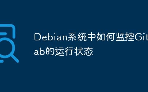 Debian系统中如何监控GitLab的运行状态