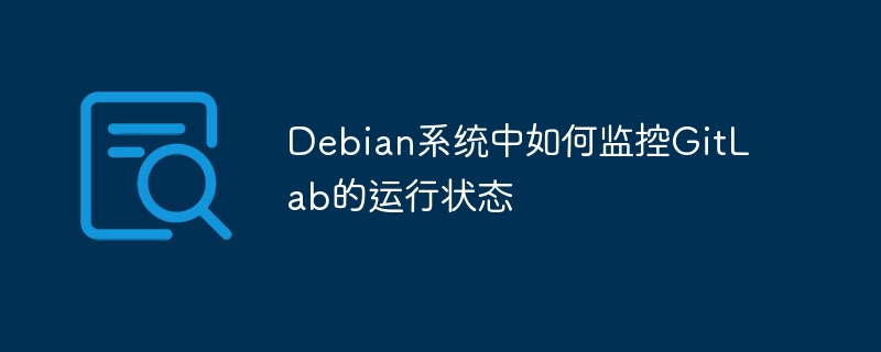 Debian系统中如何监控GitLab的运行状态