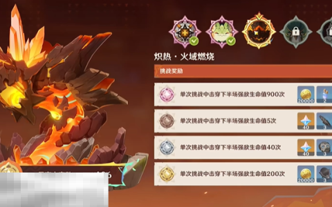 原神炽热火域燃烧绝境难度怎么过 无极限超激格斗赛活动通关攻略