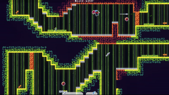 2D“瞬移”平台游戏《忍者明》4月11日发售,上线发放千元Steam充值卡福利