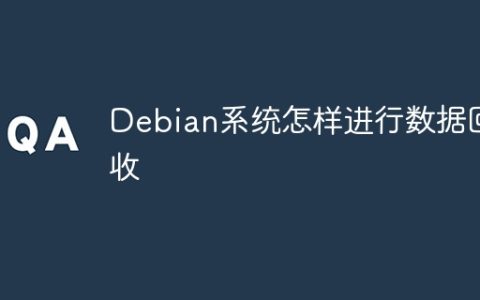 Debian系统怎样进行数据回收