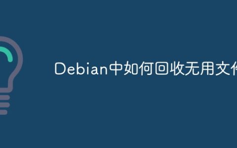 Debian中如何回收无用文件