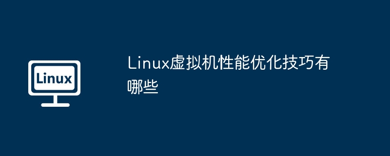 linux虚拟机性能优化技巧有哪些
