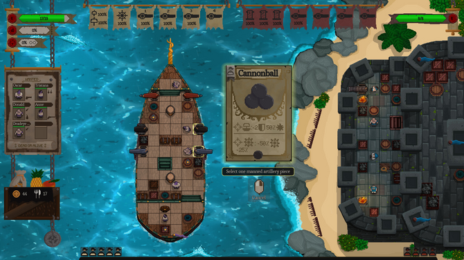 《Red Rogue Sea》序章免费发布 肉鸽构建海战模拟