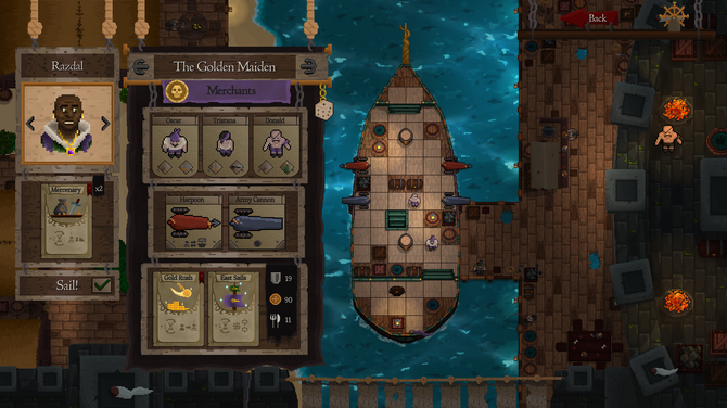 《Red Rogue Sea》序章免费发布 肉鸽构建海战模拟