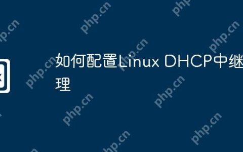 如何配置Linux DHCP中继代理