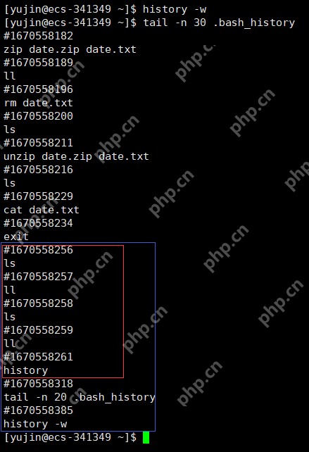 Linux_历史命令