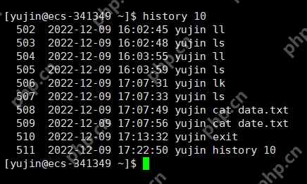 Linux_历史命令