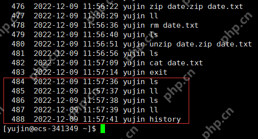 Linux_历史命令