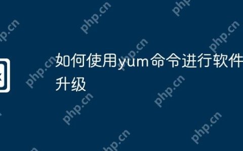 如何使用yum命令进行软件包升级
