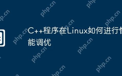 C++程序在Linux如何进行性能调优