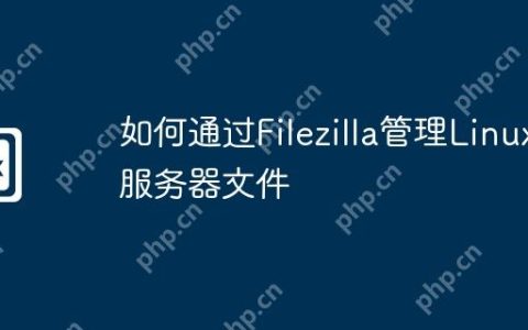 如何通过Filezilla管理Linux服务器文件