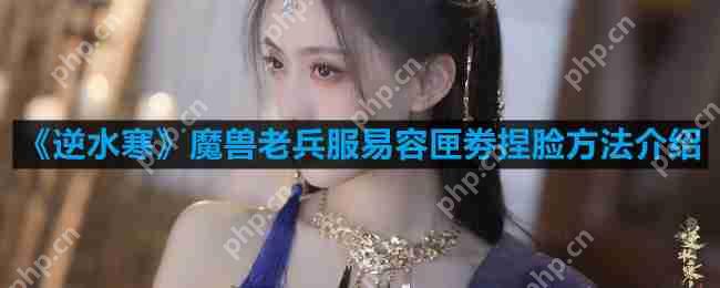 逆水寒魔兽老兵服易容匣劵怎么捏脸-易容匣劵捏脸方法介绍
