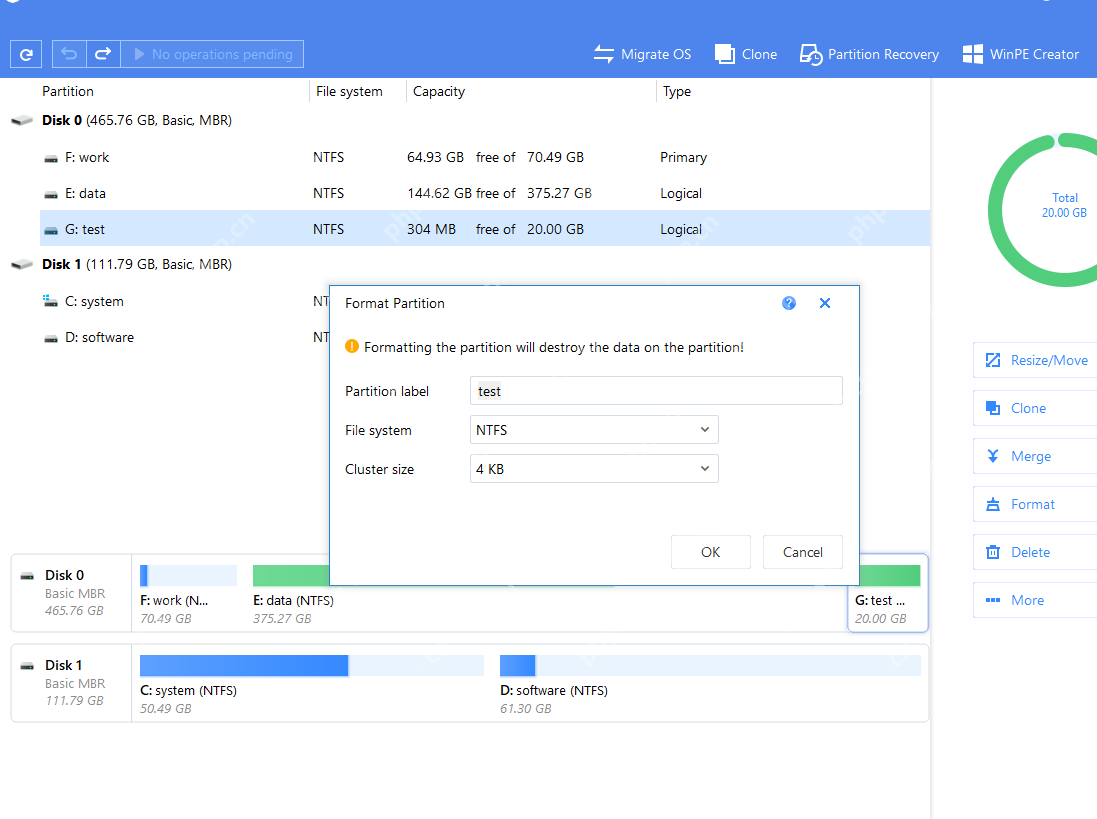 easeus partition master怎么用?easeus partition master使用教程