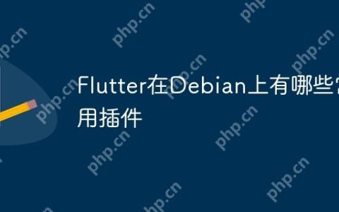 Flutter在Debian上有哪些常用插件