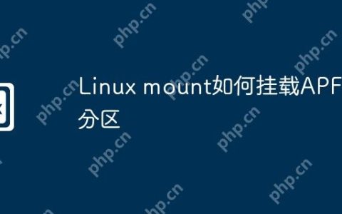 Linux mount如何挂载APFS分区