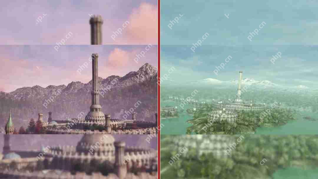 《上古卷轴4:湮灭重制版》和原版画面对比 网友批评过于依赖虚幻5失去了自己的特色