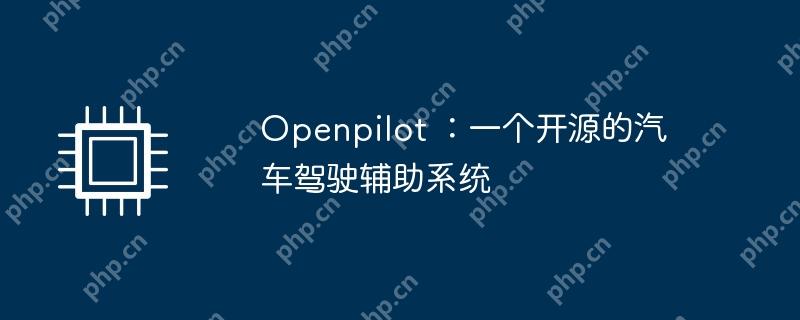 Openpilot :一个开源的汽车驾驶辅助系统