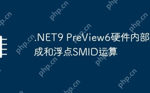 .NET9 PreView6硬件内部生成和浮点SMID运算