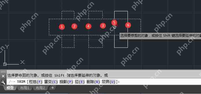 CAD怎么裁剪多余部分?CAD修剪快捷键命令是什么?