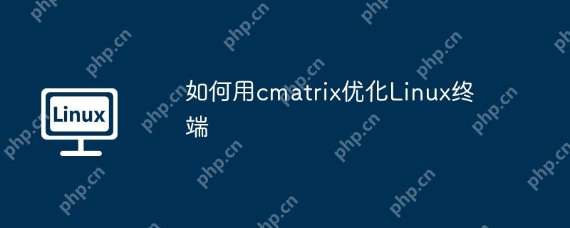 如何用cmatrix优化Linux终端