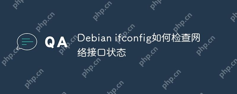 Debian ifconfig如何检查网络接口状态