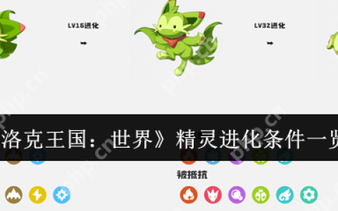 洛克王国精灵进化全攻略 等级材料场景全解析