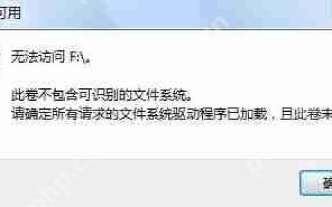 u盘无法打开磁盘无法访问拒绝访问的解决方法