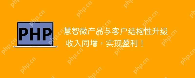 慧智微产品与客户结构性升级 收入同增,实现盈利!