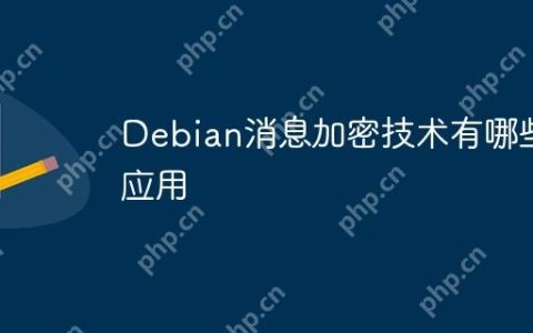 Debian消息加密技术有哪些应用