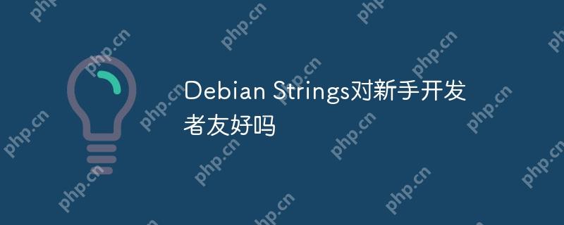 debian strings对新手开发者友好吗
