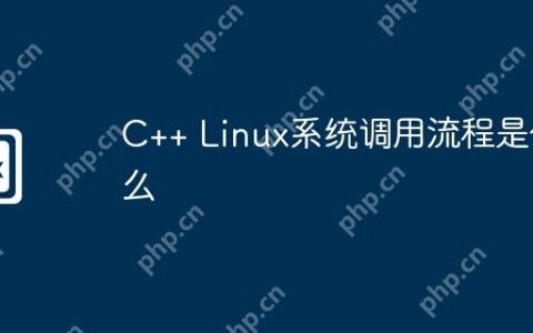C++ Linux系统调用流程是什么