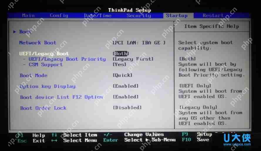 U盘装系统后提示“All boot options are tried”