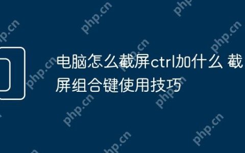 电脑怎么截屏ctrl加什么 截屏组合键使用技巧