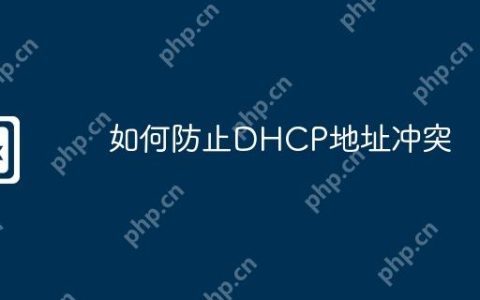如何防止DHCP地址冲突