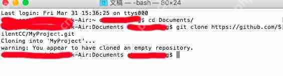 Windows 和 Mac 系统下安装git 并上传,修改项目