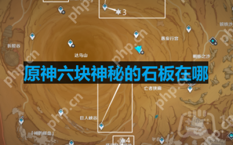 原神六块神秘的石板在哪-无名之城的过往六块石板位置