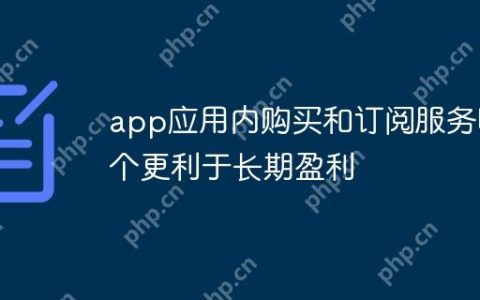 app应用内购买和订阅服务哪个更利于长期盈利