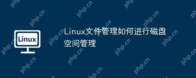 Linux文件管理如何进行磁盘空间管理